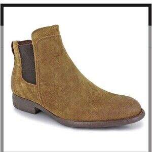New Born Laney Chelsea ankle Bootie Short Flat Boots Women RUST Sz  8.5 M